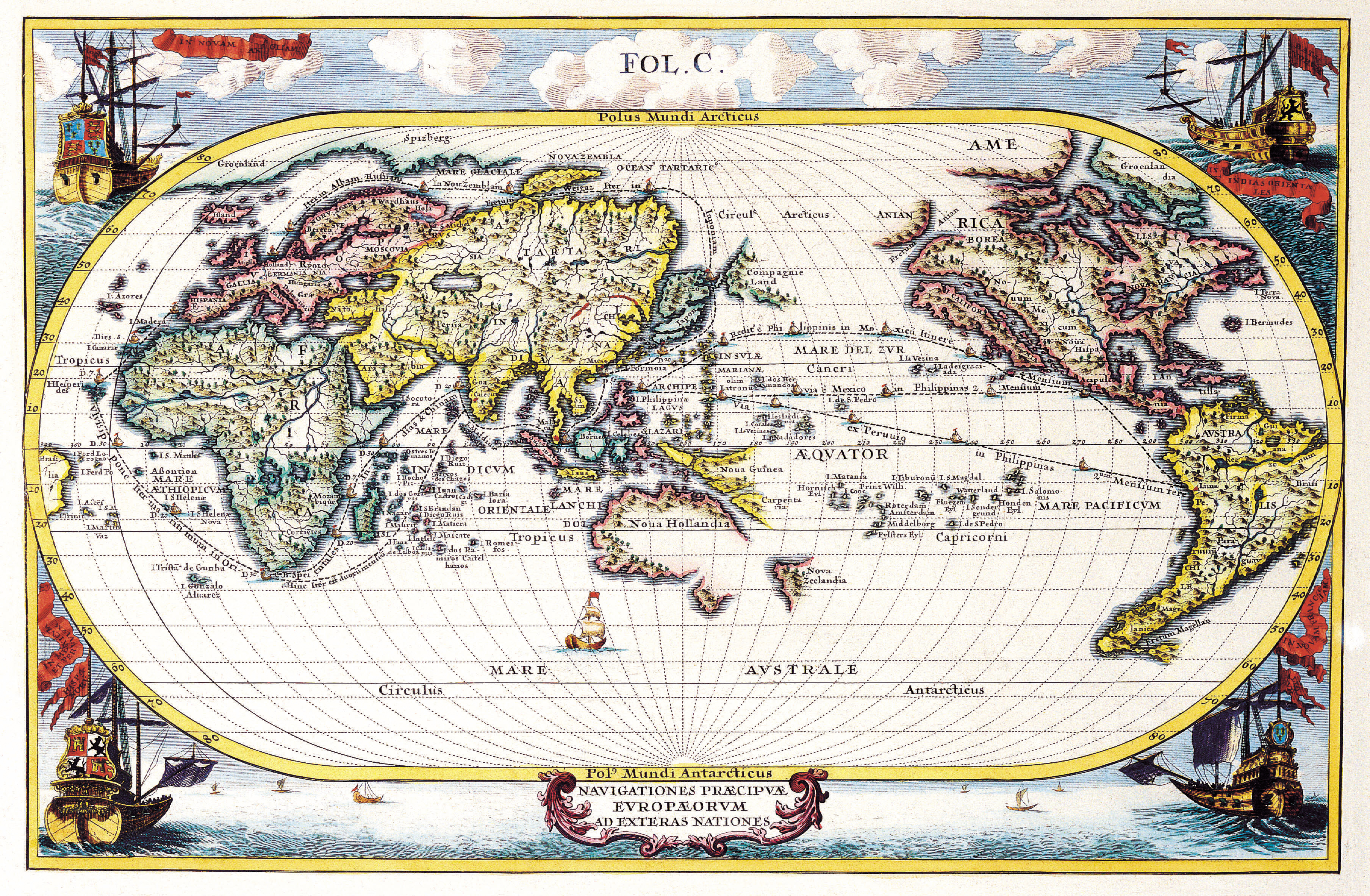 The meme is a humorous illustration of the world map from the 17th century, with a few key countries and regions labeled in a playful, exaggerated way. The text "Europe is a thing and so is Asia" appears in the image, poking fun at the idea that these two continents are separate entities. The meme is likely a reaction to a humorous or satirical article or tweet about the supposed differences between Europe and Asia.
